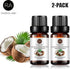 RAINBOW ABBY 2-Pack Coconut Essential Oil, Pure, Undiluted, Therapeutic Grade - 2x10 ml