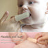 Baby Finger Toothbrush with Case, Food Grade Silicone, BPA Free, 2-Pack (Sage+Ether)