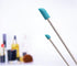 S&T INC. Large and Mini Makeup Spatula Set, Silicone Spatula for Cosmetics, Hair Care, Skin Care, 2 Piece Set