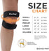 Cho-Pat Dual Action Double-Layer Adjustable Knee Strap for Pain Relief, Small