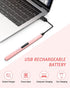 Rechargeable Electric Candle Lighter, Arc Plasma Flameless Windproof USB Lighter with Multi-Safety Protection (Rose