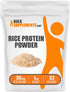 BulkSupplements.com Organic Rice Protein Powder, Unflavored Plant Protein, 30g per Serving