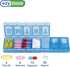 EZY DOSE Weekly Pill Case, 7-Day Medicine Planner, Large Locking Compartments, BPA Free