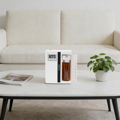 JZSWYST 200ml 2400 Waterless Essential Oil Diffuser for Large Room, Hotel Scent Diffuser, Covers Up to Sq Ft, Smart App