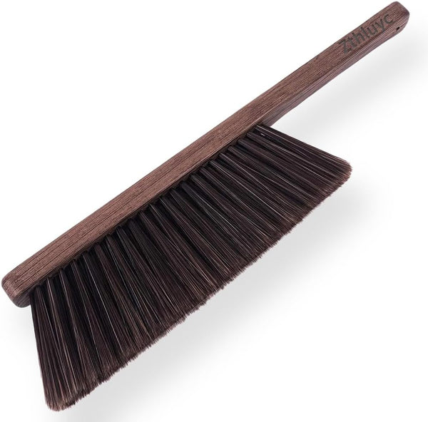 Hand Broom Brush for Dust Cleaning, Soft Couch Brush for Bed, Sofa, Fireplace, Car, and More