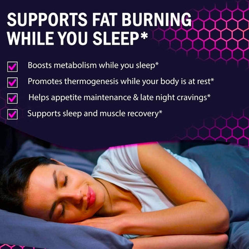 (2 Pack) Night Time Weight Loss Pills for Women - Advanced Fat Burners & Appetite Suppressant Diet Pills