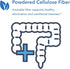 Allergy Research Group Cellulose Powder, 2000mg Insoluble Fiber Supplement, 8.8 Oz