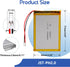 Winfox 3.7V 2500mAh 385677 Pack PH2.0mm Lipo Battery Rechargeable Lithium Polymer Battery with JST Connector