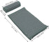 Set, Abaodam Acupressure Massage Mat and Pillow Washable Yoga Relief Mat with Acupuncture Therapy Pillow, Portable Grey