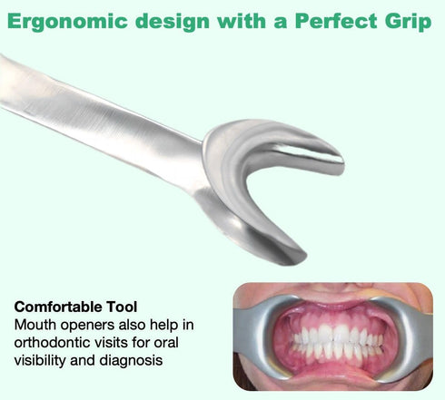 Stainless Steel Double Ended Photo Retractor Orthodontic Cheek Retractor for Photography