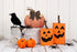 Hying 2 Rolls Halloween Ribbon for Wreaths, Black Orange Pumpkin Ribbons for Gift Wrapping and Party Decoration