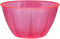 Party Essentials Hard Plastic Small Serving Bowls, Neon Pink, 24-Ounce, 6-Count