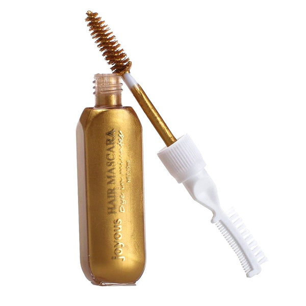 Professional Hair Dye Temporary Hair Chalk Stick - Non-toxic Salon DIY Hair Dyeing Mascara (Gold)