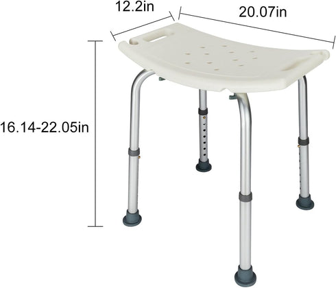 OMECAL 450 LBS Upgraded Medical Shower Bath Chair Seat,Stool Transfer Bench Seat, SPA Bathroom Bathtub Chair No-Slip