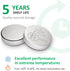CR1632 Battery 3V Lithium 10 Count Pack for Car Key Fob, Keyless Remote, Sensors - CR 1632 Coin Cell Batteries