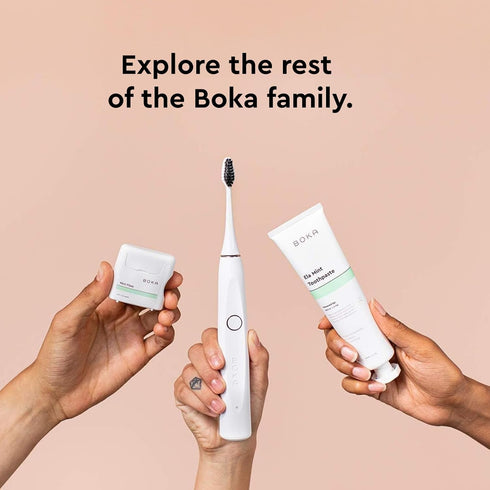 Boka Fluoride Free Toothpaste, Nano Hydroxyapatite, Sensitive Teeth Whitening, Refresh Mint Flavor, 4 Fl Oz 1Pk