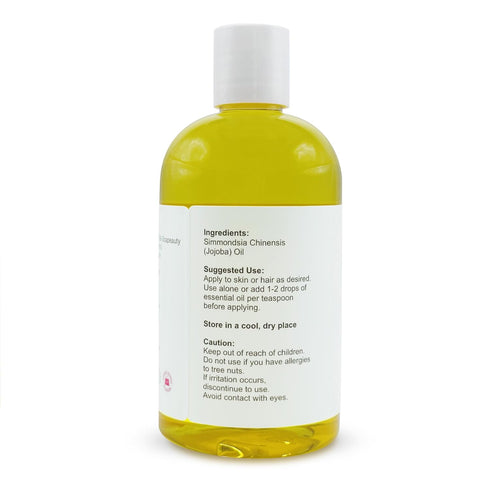 Soapeauty Golden Jojoba Oil | 100% Pure & Natural | Moisturizing Oil for Skin, Face, Hair & Nails | 12 fl oz