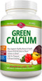 Olympian Labs Green Calcium Tablets, 100 Count - Formulated with K2 & D3 for Healthy Bones & Teeth
