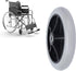 6 Inch Aramox Solid Wheel Replacement for Rollator Walker Wheelchair Medical Mobility Equipment with PU Material
