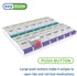 Ezy Dose Weekly Pill Organizer, 2X-Large, Vitamin and Medicine Box, Clear Lids