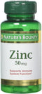 Nature's Bounty Zinc 50 mg Caplets, 100 Count