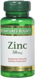 Nature's Bounty Zinc 50 mg Caplets, 100 Count