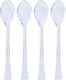 Lillian Tablesettings Mini Spoon | Clear | 48 Count Plastic Serve-ware (Spoons)