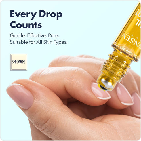 Organic Cuticle Oil for Nails, USA Made Japanese Treatment for Damaged Nails, Nail Strengthener 10ml