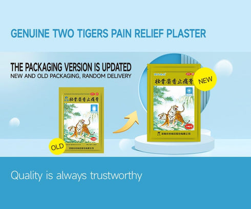 Pain Relief Medicated Plaster of Strong Bone, 20 Plasters with Natural Soothing Formula for Muscle and Joint Pain
