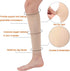 Halsy Women's Footless Compression Socks, 2 Pairs, Medical Calf Sleeve for Swelling, Varicose Veins, Edema
