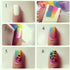 yueton Pack of 24 Nail Art Soft Sponge Polish Transfer Tools