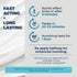 Quick Numb 5% Lidocaine Topical Numbing Cream, 1.25 Oz Maximum Strength Pain Relief Cream with Aloe Vera & Vitamin E