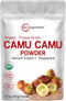 Organic Camu Camu Powder, 12 oz | High Natural Vitamin C Level | Fresh Freeze-Dried Berries Source | Vegan Friendly, No