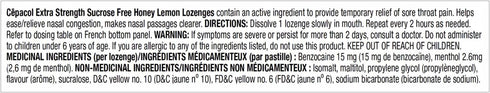 Cepacol Sore Throat Lozenges, Extra Strength, Honey-Lemon, 16 Lozenges
