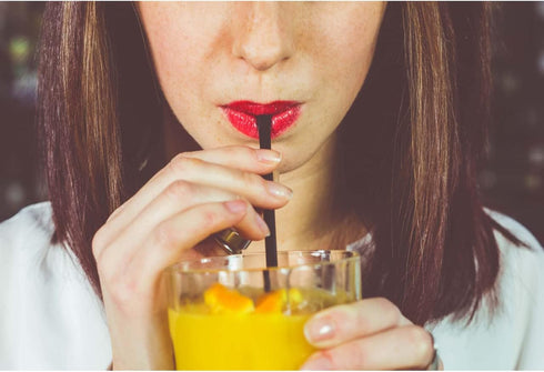 Drinking Straws 500 Count, BPA-Free Multi-Colored Disposable Plastic Straws