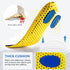 XINIFOOT 3 Pairs Elastic Shock Absorbing Shoe Insoles, Breathable Honeycomb Sneaker Inserts for Men