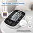 Scian Blood Pressure Monitor: Automatic Upper Arm Cuff for Home Use with Large LCD Display and 180 Memory (Black)