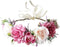 Vivivalue Women Flower Crown, Girl Flower Headband, Floral Headpiece Halo for Wedding Party Photos