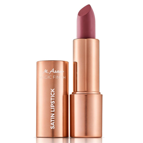 M. Asam Magic Finish Satin Lipstick (0.14 Oz) in Romantic Rosewood Shade, Long-lasting Silky Matte Finish