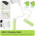 UNROEVS 4 Packs, 3400mWh 1.5V 2-in-1 Cable,2H Rechargeable Lithium AA Batteries Rechargeable Double A Battery