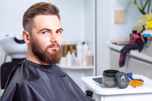 Viking Revolution Pomade for Men, 4oz, Firm Strong Hold & High Shine, Water Based, Easy to Wash Out (2 Pack)
