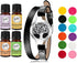 Set, 12 Wild Essentials Tree of Life Essential Oil Leather Wrap Bracelet Diffuser Kit, Gift Lavender, Lemongrass