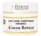 Organic Raw Cocoa Butter, 100% Pure & Unrefined Skin Moisturizer for Face, Body & Hair, 4 OZ/115 GM Ivory/White