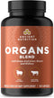 Ancient Nutrition Organ Supplements, Grass-Fed Wild Organ Complex Capsules, 180 Ct for Liver, Heart, Kidney Support