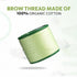 MINA Organic Cotton Thread - 1 Spool X 300m for Precise Eyebrow Shaping, Ideal for Salon and Home Use