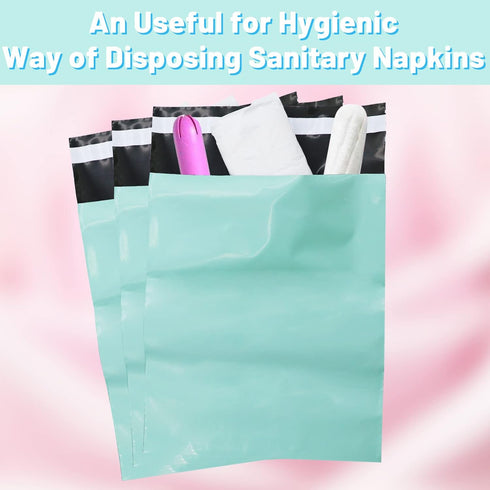 Feminine Sanitary Napkin Disposal Bags, 100Pcs Personal Disposal Bags for Hygiene, Self-Adhesive and Leakproof