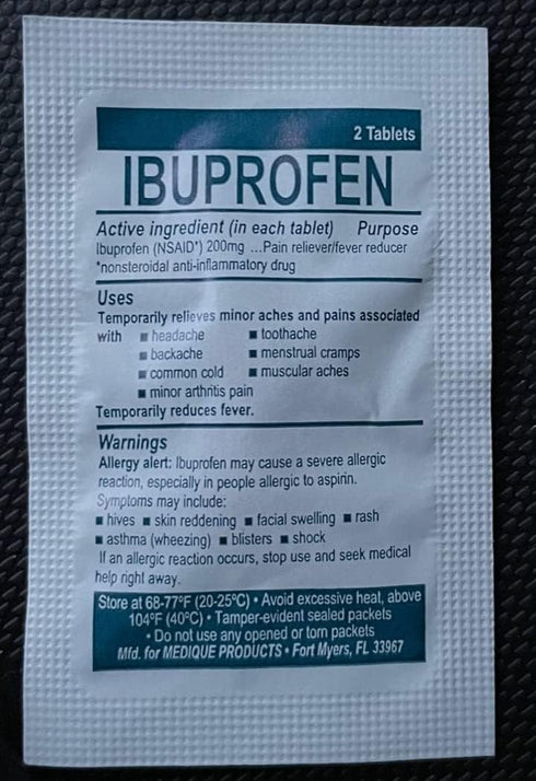 Cyclist First Aid Kit – Antiseptic Ointment, Bandages, Pain Relief for Cuts, Scrapes, Burns