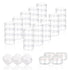 ZEJIA 3 Gram Sample Containers with Lids, 50 Count Tiny Jars, 3ML Makeup Cosmetic Containers for Beauty Products