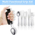 SHFGYG Universal Cuff,Universal Hand Strap for Holding Utensils,Adjustable Spoon Fork Holder Strap, Useful Adaptive