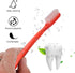 HEALLILY Super Bristle Toothbrush, 12 Pack for Adults, Hard Bristles for Stain Removal, Compact Travel Size
